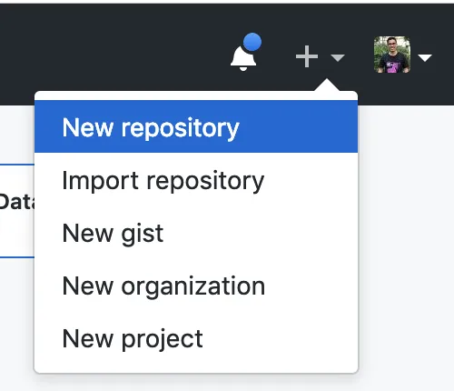Criando um novo repositório no GitHub