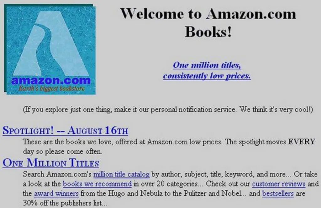Amazon em 1995