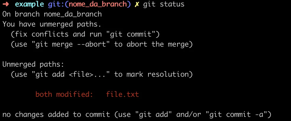 Conflitos no Git
